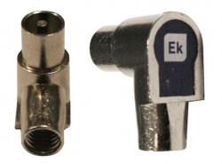 Anténní konektor IEC úhlový na kabel 6,9mm profi ITS Male