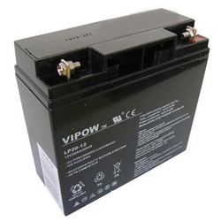 Baterie olověná, akumulátor VIPOW LP20-12, 20Ah, 12V