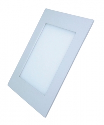 LED mini panel podhledový 12W, 900lm, 4000K, tenký, čtvercový, bílé
