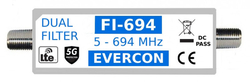 Filtr LTE EVERCON FI-694 Duální 5G (propustný pro 5-694 MHz)