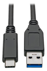 Kabel USB3.0 USB A male > USB-C male 1m (USB 3.2 generation 2, 3A, 10Gbit/s)