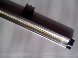 LED lineární svítidlo 5W 72x LED ploché bílá teplá 12V