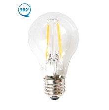 Žárovka LED E27 6W 4x LED filament Retro bílá teplá 600lm 230V