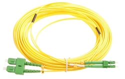 Optický patch cord, SCapc/LCapc, Duplex, Singlemode 9/125, 20m
