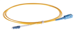 Optický patch cord, SCupc/LCupc, Simplex, Singlemode 9/125,  2m