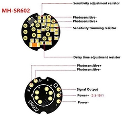 PIR modul, detektor pohybu, modul PIR SR602