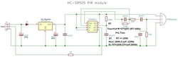 PIR modul miniaturní HC-SR505
