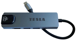 USB hub TESLA Device MP80 - multifunkční 5v1