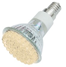 Žárovka LED E14 48x LED 230V 2,4W bodová - bílá teplá