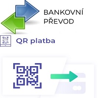 Platba předem, převodem na účet, QR kódem Fofr