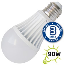 LED žárovka E27 15W 16x LED 2835 A60 bílá teplá 1200lm 230V