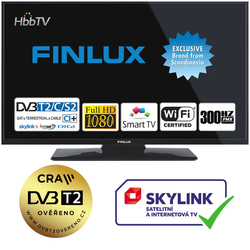 Finlux TV 43FFC5660 - T2 SAT HBB TV SMART WIFI SKYLINK LIVE- Doprava zadarmo !!!