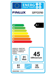 Finlux TV 32FFC5760 ULTRATENKÁ, FHD, SAT, WIFI, SKYLINK LIVE - Doprava zdarma !!!