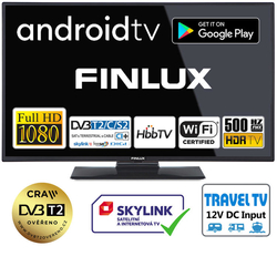 Finlux TV 32FFMG5770 - FHD T2 SAT ANDROID WIFI 12V TRAVEL TV - Doprava zdarma !!!