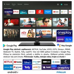 Finlux TV 40FFI5670 - ANDROID11 HDR FHD, T2 SAT HBBTV WIFI SKYLINK LIVE - Doprava zadarmo !!!