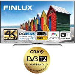 Finlux TV 43FUC8160 - HDR UHD T2 SAT HBBTV WIFI -