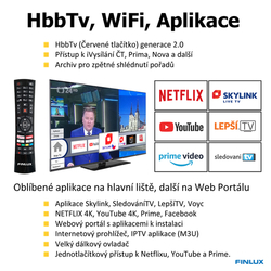 Finlux TV 50FUF7161 - HDR UHD T2 SAT WIFI SKYLINK LIVE- Doprava zdarma !!!