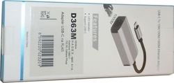 Adaptér USB-C -> LAN RJ45 10/100/1000 Mbit
