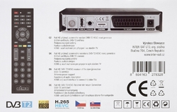 ALMA 2820, DVB-T2 HD přijímač s HEVC (H.265) ověřeno