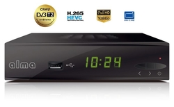 Alma 2861 DVB-T2 H.265 přijímač, CRa ověřeno, HDMI (CEC), 2x USB, LED displej