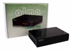 ALMA DVB-T2 HD přijímač 2780 černý s displejem