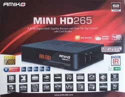 AMIKO DVB-S2 přijímač Mini HD265 HEVC CX LAN