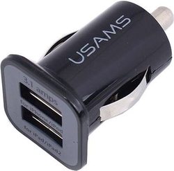 Autoadaptér USB 12V/5V 2,1+1A