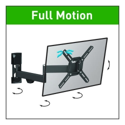 Držák TV Barkan 2400, 2400.B - 4 pohybový  do 200x200mm, 25kg, do 39"