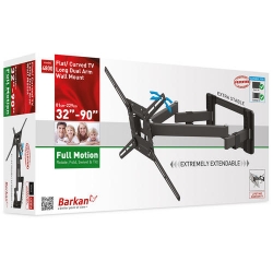 Držák TV Barkan 4800. B - 4 pohybový prodloužený, do 60kg, 90" do 600x400mm