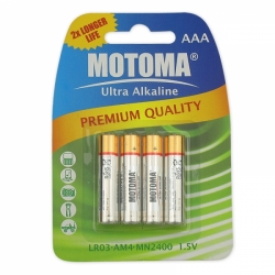 Baterie AAA (R03) 1,5V alkalická MOTOMA Ultra alkaline
