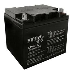 Baterie olověná 12V 40Ah VIPOW