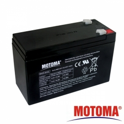 Baterie olověná 12V 7.5Ah MOTOMA (konektor 6,35 mm)