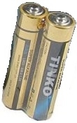 Baterie alkalická 1,5V AAA (R03) TINKO 2ks fólie