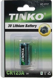 Baterie CR123A 3V lithiová TINKO 