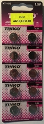 Baterie TINKO LR54 (AG10,LR1130,GP389) alkalická