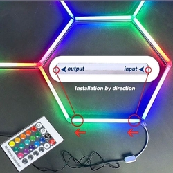 Dálkové ovládání pro RGB moduly LED HEXAGON