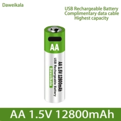 Baterie nabíjecí AA (R6) Li-ion 1,5V 12800mAh Daweikala + Dárek zdarma !!!