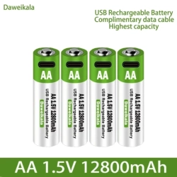 Baterie nabíjecí AA (R6) Li-ion 1,5V 12800mAh Daweikala + Dárek zdarma !!!