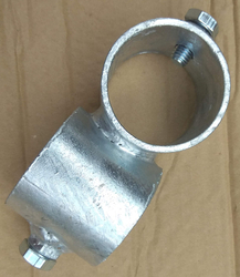 Držák stožáru jezdec - kloubek průměr 48/48mm žárový zinek