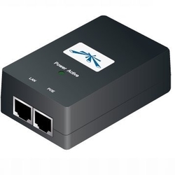 UBNT POE-24, Gigabit PoE adapter 24V/1A (24W), včetně napájecího kabelu