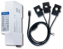 Elektroměr třífázový Eastron SEM3-WL, RS485 Modbus RTU, Wi-Fi