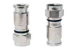 F konektor kompresní pro 5,0 mm koax kovový
