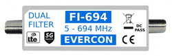 Filtr LTE EVERCON FI-694 Duální 5G (propustný pro 5-694 MHz)