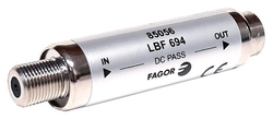 Filtr LTE FAGOR LBF 694 (propustný pro 5-694 MHz) - LTE 700 Ready