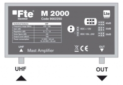 FTE předzesilovač UHF M2000 LTE