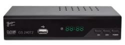 Terestriální přijímač Set-top box GoSAT GS240T2 HEVC H.265 DVB-T/T2