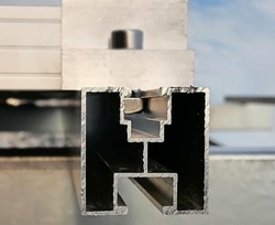 Hliníkový montážní H profil 40x40mm 2,20m pro M10 šestihrannou hlavu