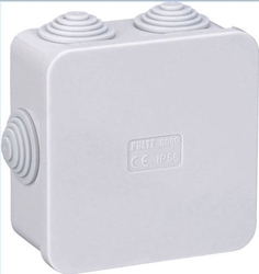 Instalační krabička SO80, 80x80x40mm, 6x průchodka