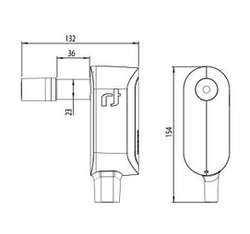 LNB Twin INVERTO BLACK MUltiConnect - Dielectric Twin 23 mm