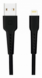 Kabel USB 2.0 USB A male > lighting male 1m černý